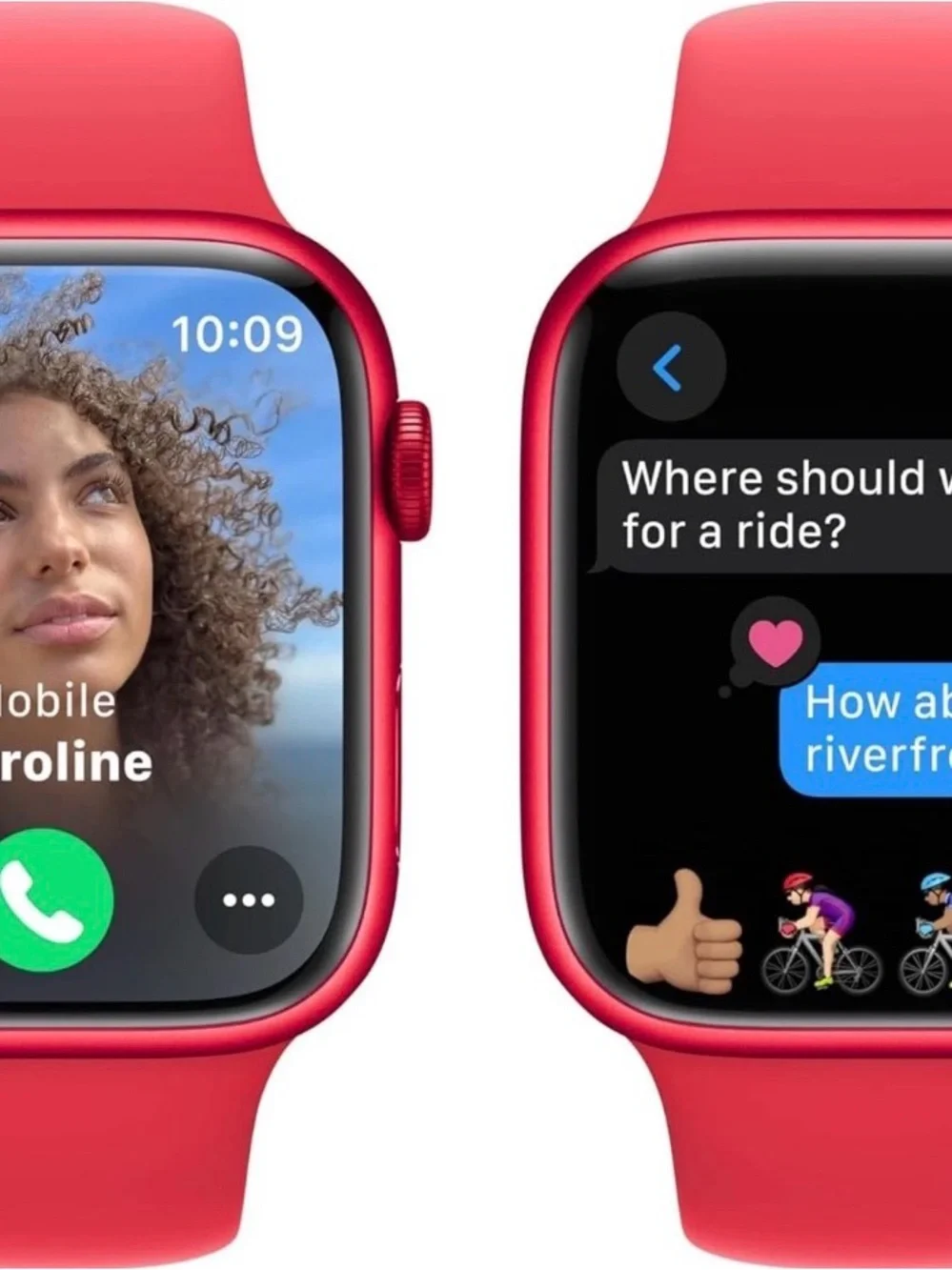 Apple Watch 9 Red Series Sport Band